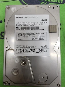 Hitachi 640GB SATA 3.0 Gb/s 7200RPM Hard Drive HDT721064SLA360 - Picture 1 of 1