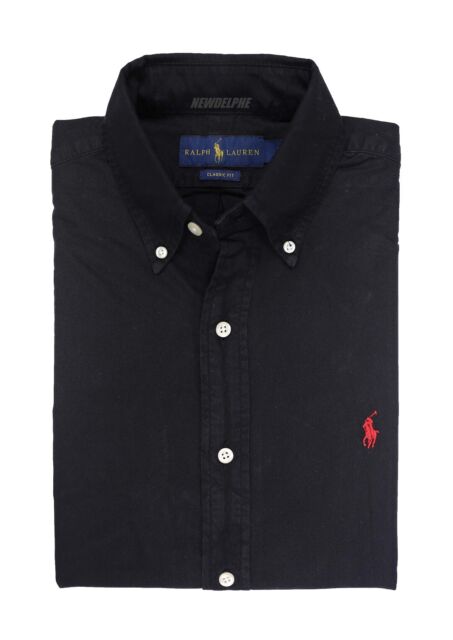 Camisa Polo Ralph Lauren Regular - Preta - Nevada Outlet - Envio