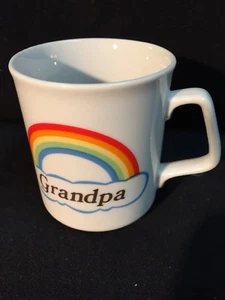 KAFFEE-TEETASSE ☕️ "OPA" CUSTOMCARD JAPAN mit Regenbogen 🌈 sehr guter Zustand - Bild 1 von 8