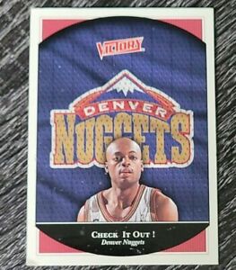 NBA Sason 1999 - 2000 Victory #60 Nick Van Exel Denver Nuggets Team Roster