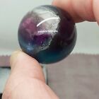 Rainbow Fluorite Sphere 35 mm-Harmonises Recharges Chakras Self Confidence