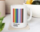 Colors Of Love Pride Mug / Rainbow Mug / Subtle Pride / Pride Mug / Lgbt Mug/