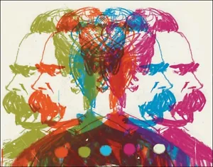 Impresión artística pintura Friedrich Nietzsche rara 11x14 - Imagen 1 de 1