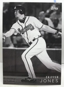 Chipper Jones 2018 Topps On Demand Black & White #35 - ATLANTA BRAVES - SP /1666 - Picture 1 of 2