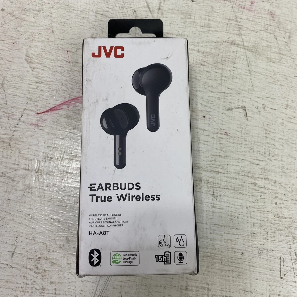 JVC(R) HA-A8TB JVC HA-A8T In-Ear True Wireless Stereo Bluetooth Earbuds with ... - Image 1 of 2