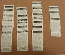 HMS 1902-1962 Lyons Tea Cards - 1 Card for 99p Please Enquire? From Set Of 32.