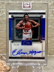 2020-21 Panini One And One First Team Signatures ELVIN HAYES 87/99 - Encased