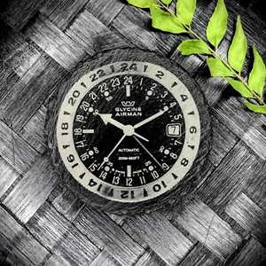 Glycine Airman 17 GMT Slate Coaster Brand New Hand Made Laser Engraved - Picture 1 of 8