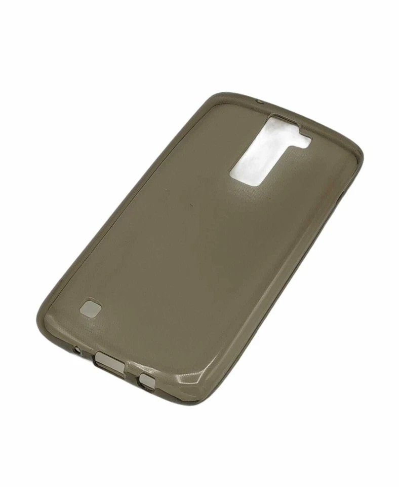 Cover per LG K8 (K350N) – Custodia Cellulare Silicone TPU Nero Fumè Trasparente - Immagine 1 di 1