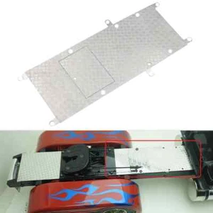 Piastra di scorrimento in metallo per 1/14 Tamiya RC camion auto King Hauler 56344 56301 - Foto 1 di 7