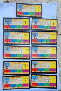 TALISMAN 3rd EDITION CHARACTER HERO PLAYER CARDS X 11 GAMES WORKSHOP WARHAMMER - Picture 1 of 7