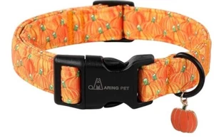 Collar de perro - Lindos collares de calabaza para perro, ajustables, Halloween, talla L - Imagen 1 de 4