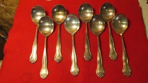 EHH Smith Verdi Round Soup Spoons- 8 - Picture 1 of 1