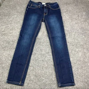 HUDSON Skinny dark wash jeans Girls size 14 Slim fit indie Sleaze - Picture 1 of 10