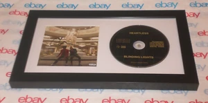 THE WEEKND SIGNED & FRAMED HEARTLESS BLINDING LIGHTS CD DISPLAY AUTOGRAPH COA B - Picture 1 of 5