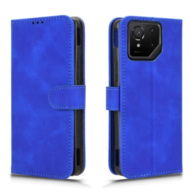 Para Asus ROG Teléfono 9 Pro, Lujo Abatible Cuero Billetera Soporte Ranuras para Tarjetas Estuche Cubierta Foto 1 de 4