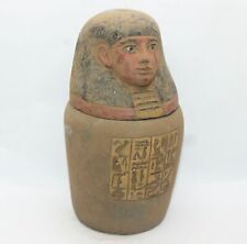 Antikes altägyptisches pharaonisches Isis-Kanopenglas zur Aufbewahrung von...