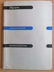 OLYMPIA Saldiermaschine Montageanleitung 60er Jahre - Bild 1 von 6