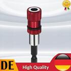 1/4inch Hex Shank Extension Drill Bit Holder 6.35mm for Screw Nut (Red)