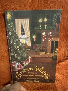 Christmas Wishes Poetry By Cynthia Holt Cummings Signed - Picture 1 of 10