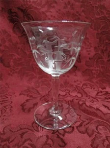 Sasaki Bamboo: Clear, Cut Bamboo Design: Liqueur Cocktail (s), 4 1/8" - Picture 1 of 4