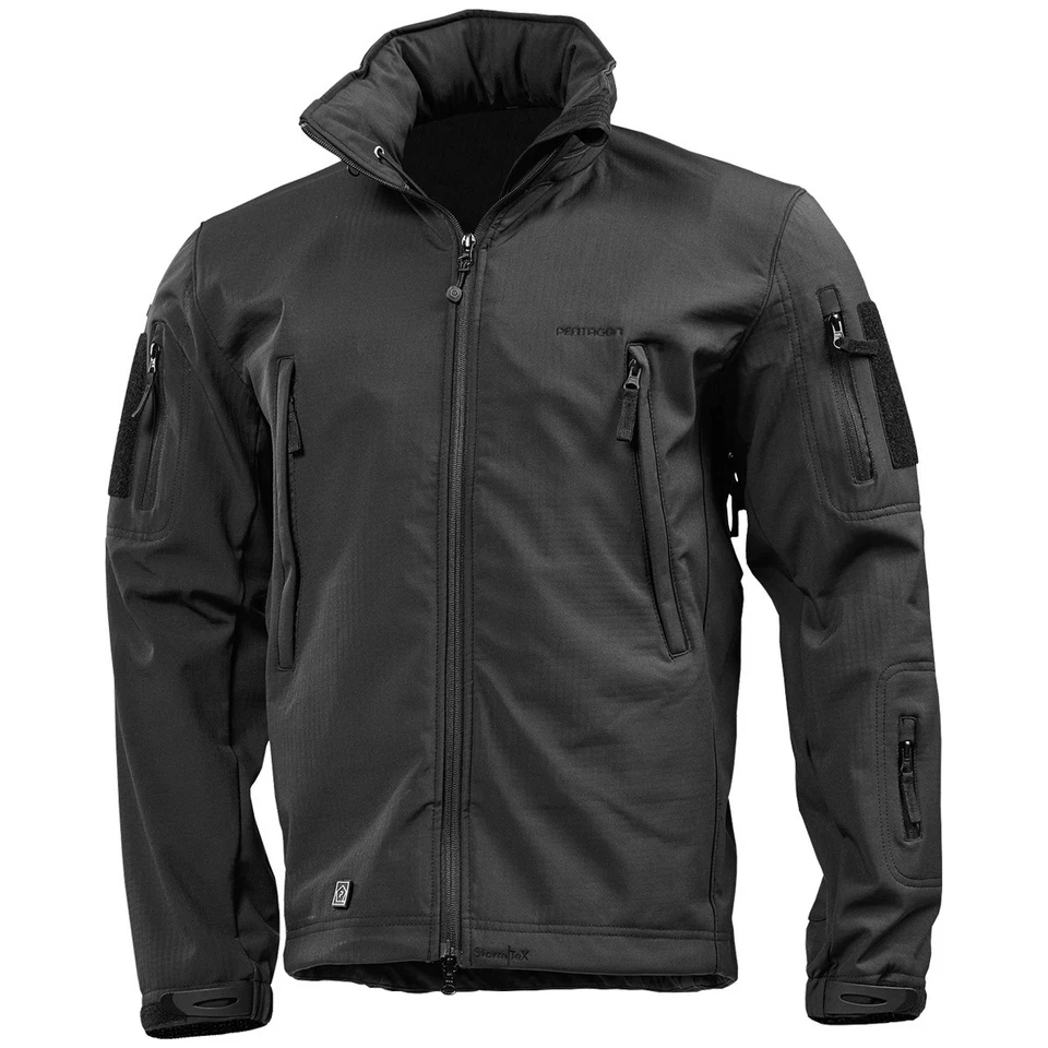 Pentagon Artaxes Armée Tactique Softshell Homme Veste Urbain Combat Noir - Photo 1/1