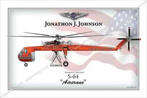 Helicóptero, Erickson, S64, Skycrane, Aircrane, Sky, Air, Crane, Sikorsky, CH, 54 - Imagen 1 de 14