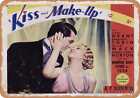 Metal Sign - Kiss and Make-Up (1934) - Vintage Look
