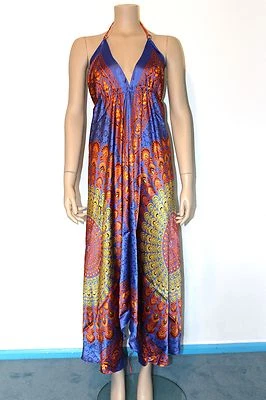 Vestido envolvente de polietileno satinado/playa/maternidad talla 0-14  Foto 1 de 4