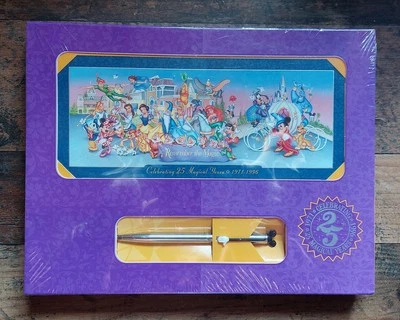 Walt Disney World - 25th Anniversary Commemorative Ticket/Pen Set - 1996 LTD ED - Image 1 of 4