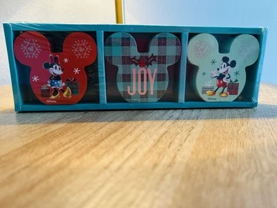 Disney Christmas Decor Wooden Block Mickey & Minnie/ Disney Vacation Christmas - Image 1 of 3