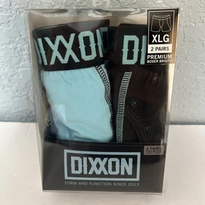 Dixxon Flannel Co Premium Boxer Briefs XL Sky Blue Stretch Tagless 2 Pack -NEW - Picture 1 of 3