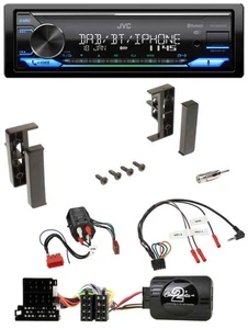 JVC Bluetooth DAB USB Lenkrad Autoradio für Audi A3 A4 A6 99-00 BOSE-Vollaktiv - Bild 1 von 11