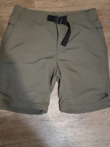 The North Face Shorts Mens 30 Green Paramount Trail Belted Hiking Outdoors - Picture 1 of 11