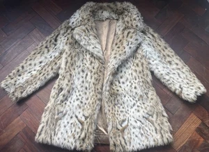 Vintage WWF Astraka Faux Fur Coat - Picture 1 of 5
