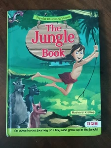 INDIA ILLUSTRATED CHILDREN STORY BOOK: THE JUNGLE BOOK BY RUDYARD KIPLING HB - Picture 1 of 9