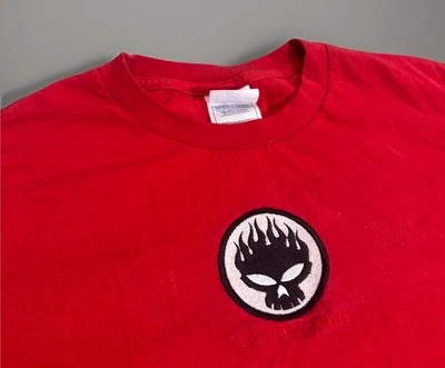 Vintage 90s The Offspring Punk Rock Band Red T-Shirt XL - Image 1 of 4