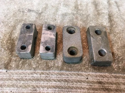 Maico 250 400 440 490 501 Handlebar Clamps Parts Lot Vintage Ahrma MX Calvmx - Image 1 of 2