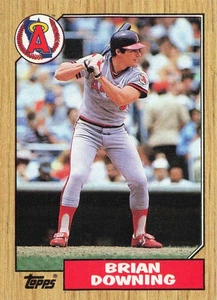 1987 Topps Baseball Brian Downing California Angels #782 - A - Picture 1 of 2