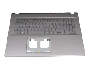 Acer 7137900002 Original Tastatur inkl. Topcase DE (deutsch) grau/grau mit Backl - Bild 1 von 4