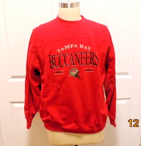 Vintage Tampa Bay Buccaneers NFL NFC Crewneck Embroidery Sweatshirt Red - Men XXL - Bild 1 von 8