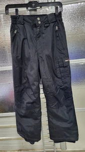 Weatherproof 32 Degree Kids Size Medium 10/12Winter Ski Snow Pants  -Black - Picture 1 of 5