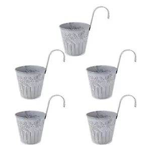 Balcony Hanging Pots Fence Hanging Planter Railing Planter Hanging Pots Plants - Picture 1 of 9