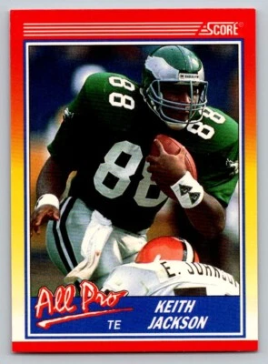 1990 Score - #588 Keith Jackson - Image 1 of 2