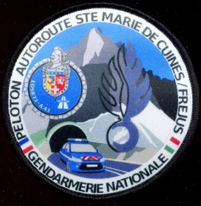 GENDARMERIE / PELOTON AUTOROUTE STE MARIE DE CUINES FREJUS - TISSU - Imagen 1 de 1