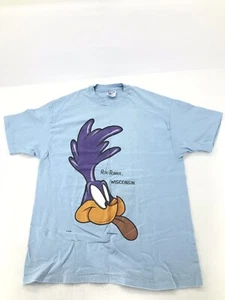 Vintage Road Runner Looney Tunes Mens Sz XL Short Sleeve Shirt Hanes USA Made 93 - Picture 1 of 6