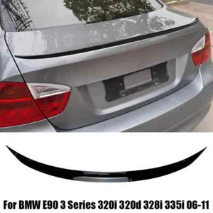 For BMW E90 Rear Spoiler 3 Series 2004-2011 M 330i 340i M340i 318d Trunk Wing - Picture 1 of 9