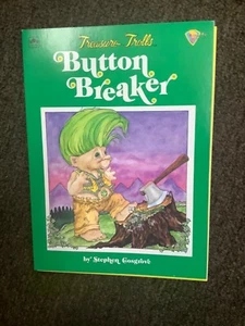Book Vintage 1992 Treasure Trolls Button Breaker Golden Story  Stephen Cosgrove - Picture 1 of 1