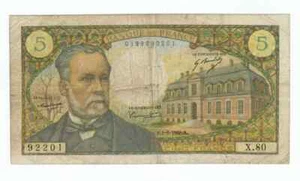 FRANCE BANKNOTE 5 FRANCS 1968  - Picture 1 of 2