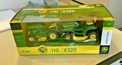 1/16 John Deere 1963 110 X320 Lawn Mower Set Horicon Works 50th VHTF - Image 1 of 4